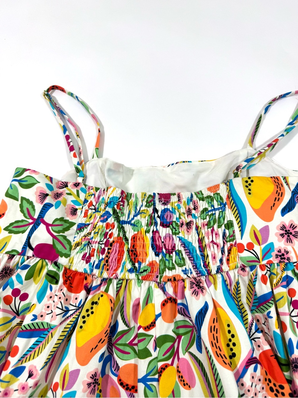 Hutch Bandeau Romper Anthropologie Floral Tropical Mango - Picture 6 of 11